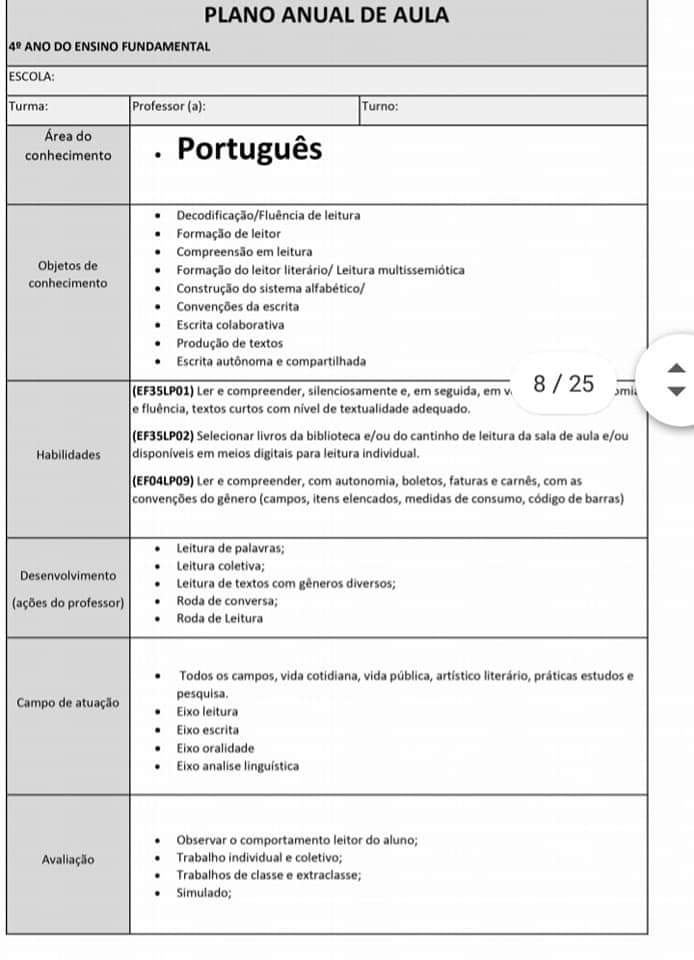 Plano De Aula Metodologia E Pr Tica Ensino De L Ngua Portuguesa De L Ngua Portuguesa