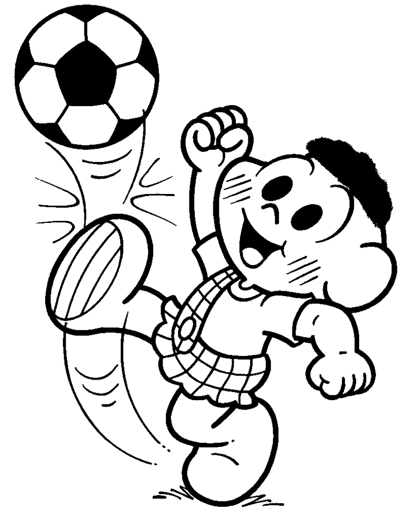 Desenhos para Colorir Copa do Mundo e a Turma da Mônica em PDF - Metodologia