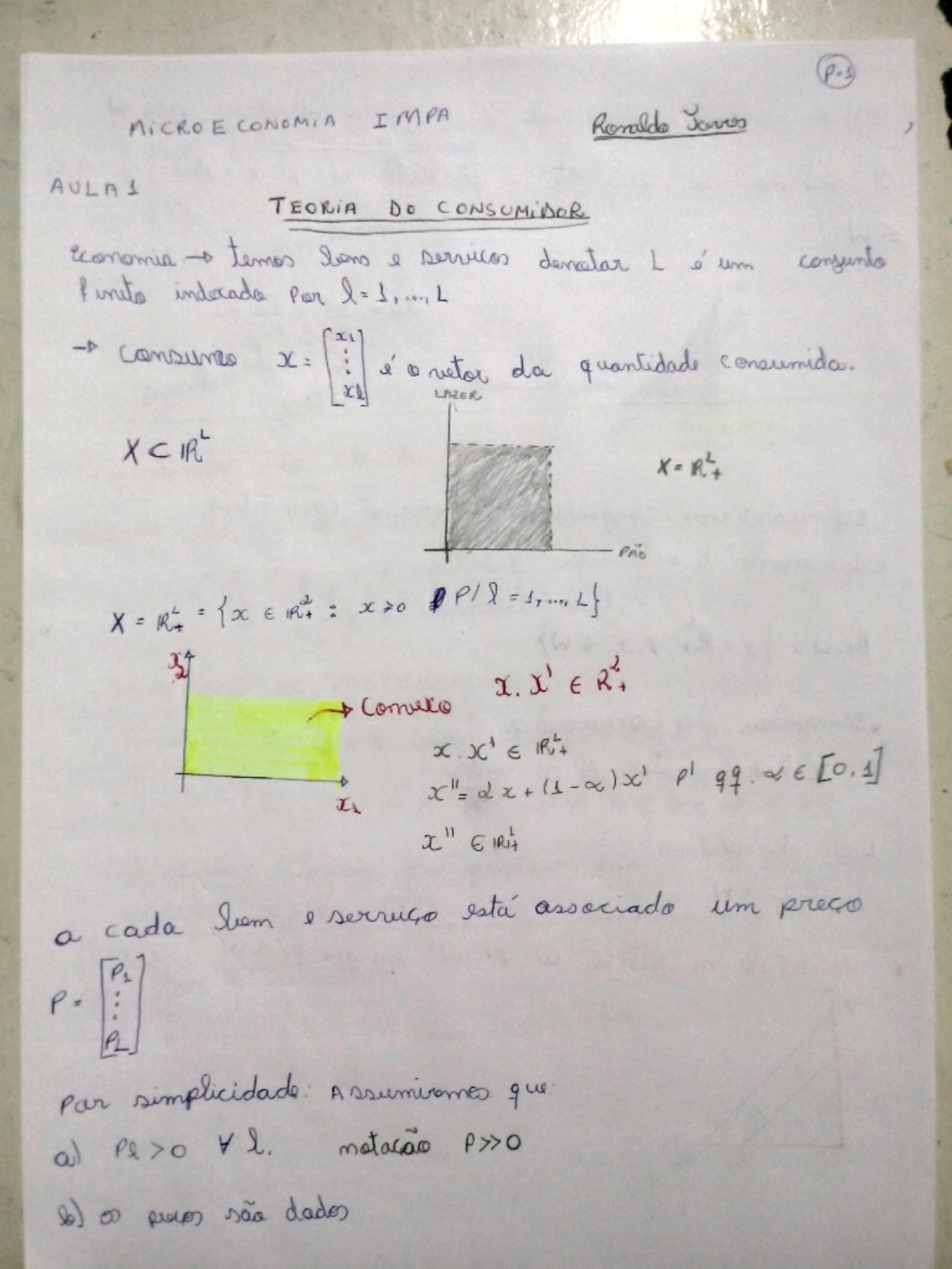 Teoria Do Consumidor - Microeconomia I