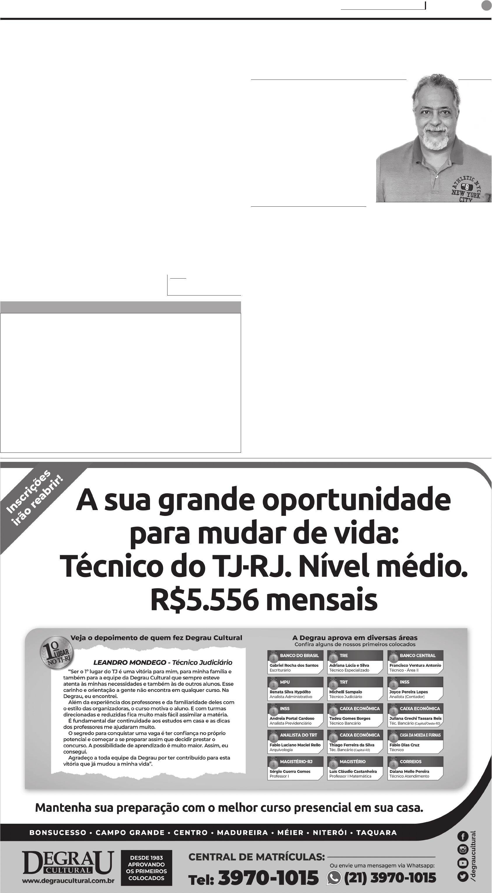 Concurso IFRJ: reaberto processo para a escolha de banca organizadora -  Degrau Cultural