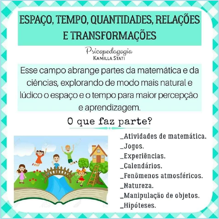 CAMPOS DE EXPERIÊNCIAS BNCC Educação Infantil II