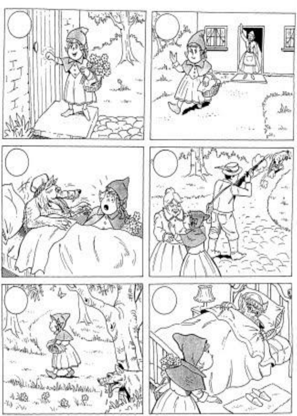 plano de aula chapeuzinho - Português
