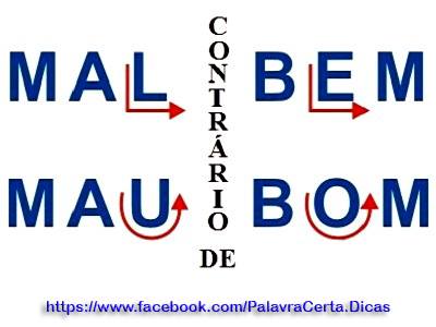 Ortografia Mau, mal, bom, bem - Mapas Mentais para Concursos