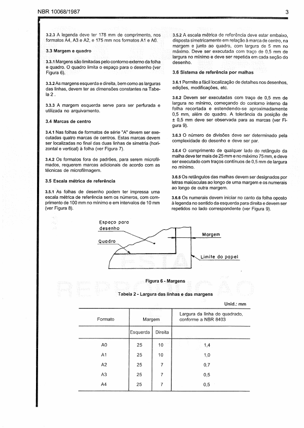 Nbr 10068 Folha De Desenho Leiaute E Dimensões Elétrica 9208