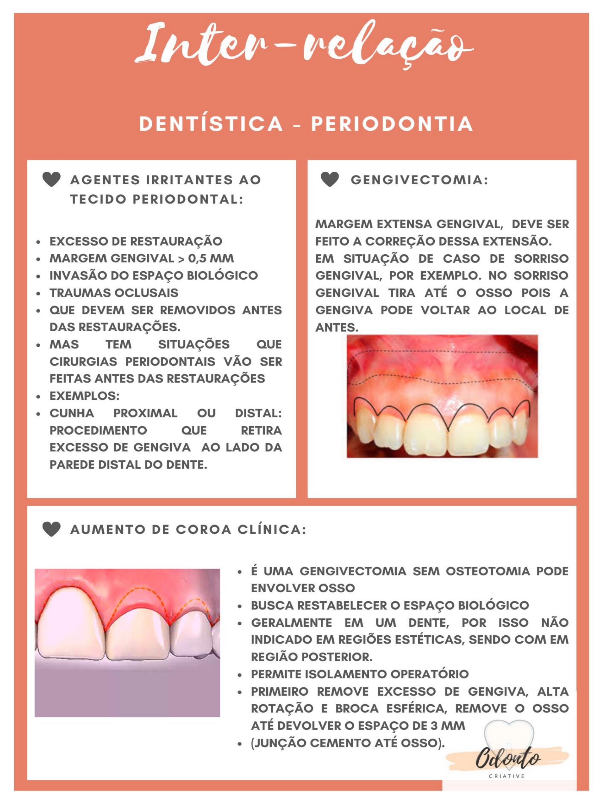 inter-relação dentistica e perio - Odontologia Pré-clínica em ...