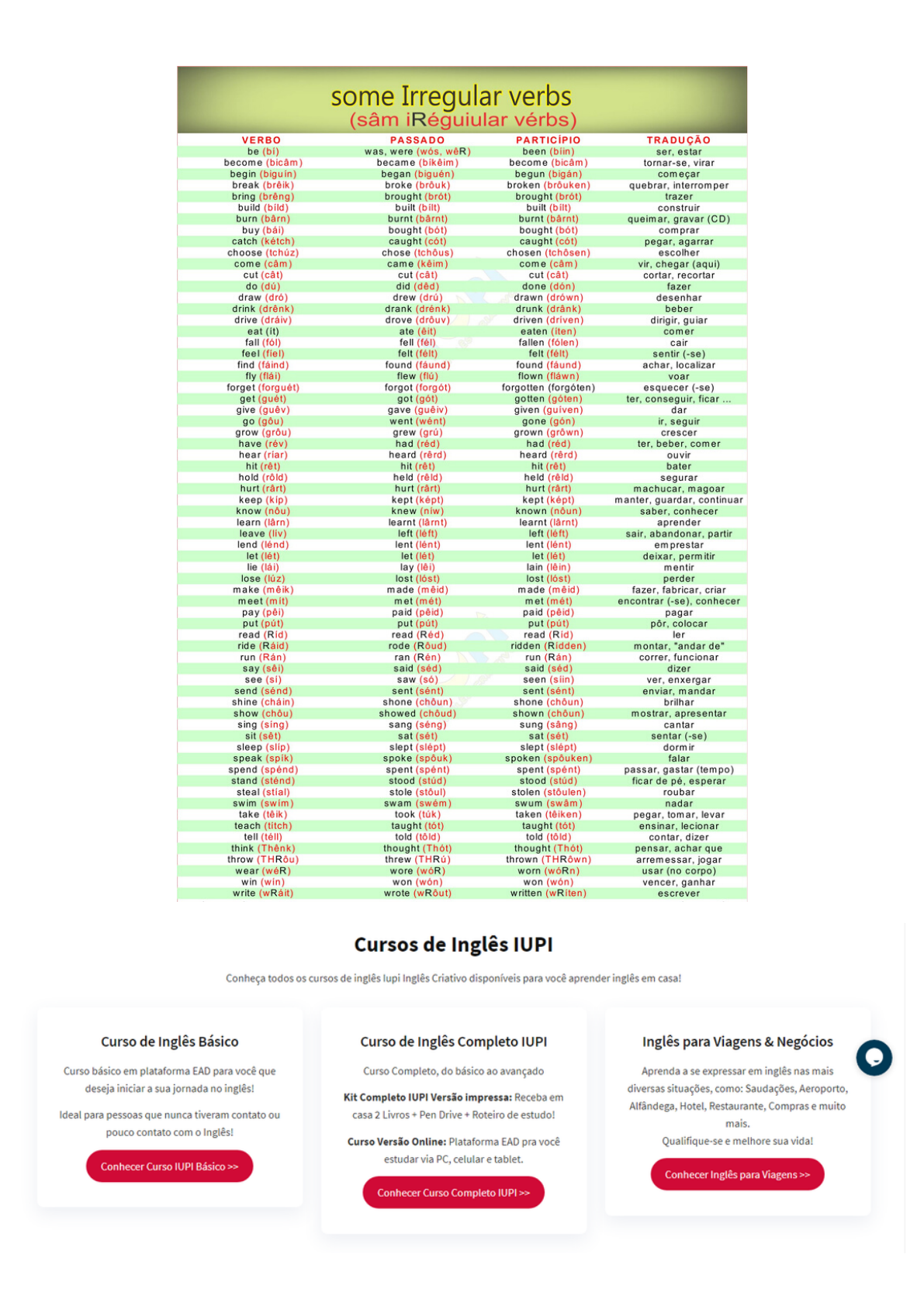 Cores em inglês: Lista Completa com Pronúncia e Videoaula Grátis - Iupi  Inglês Criativo