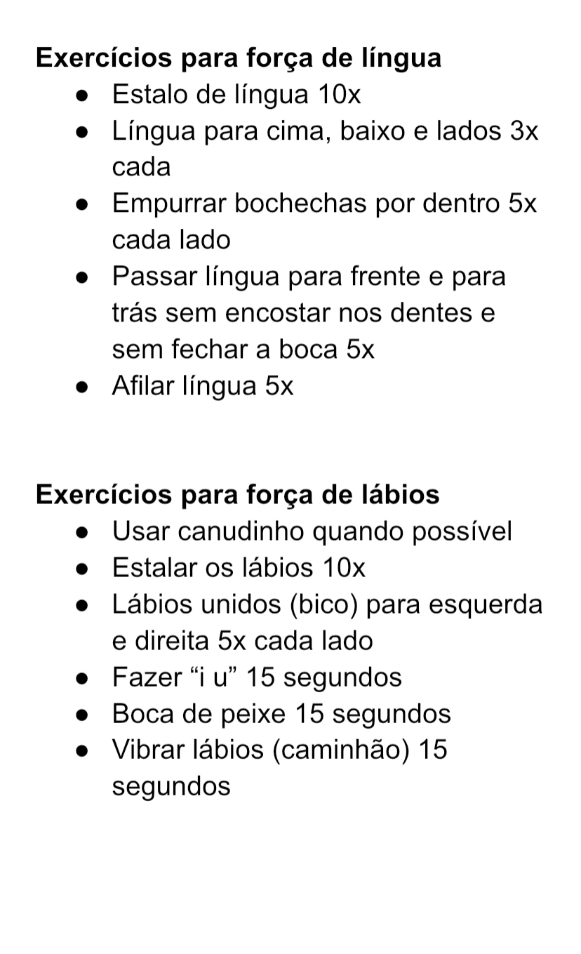 Exercícios Para Tônus Lingual E Labial Motricidade Orofacial 7924