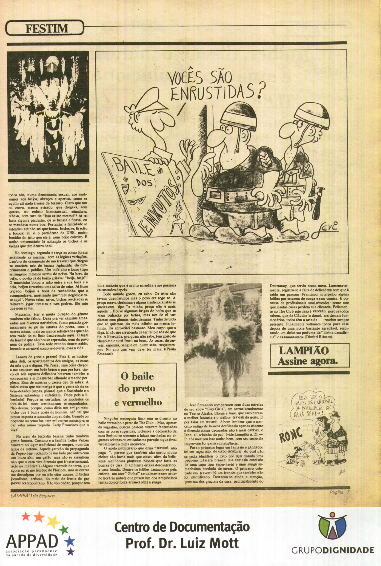 26-LAMPIAO-DA-ESQUINA-EDICAO-22-MARCO-1980 - Diversidade Cultural, Gênero e  Sexualidade