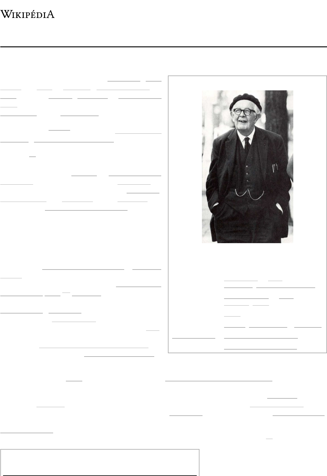 Jean Piaget – Wikipédia, a enciclopédia livre