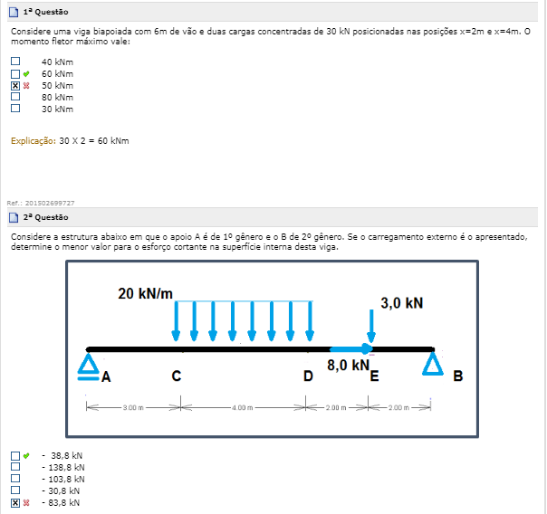 Atividade De Teoria Das Estruturas 1 Teoria Das Estru 