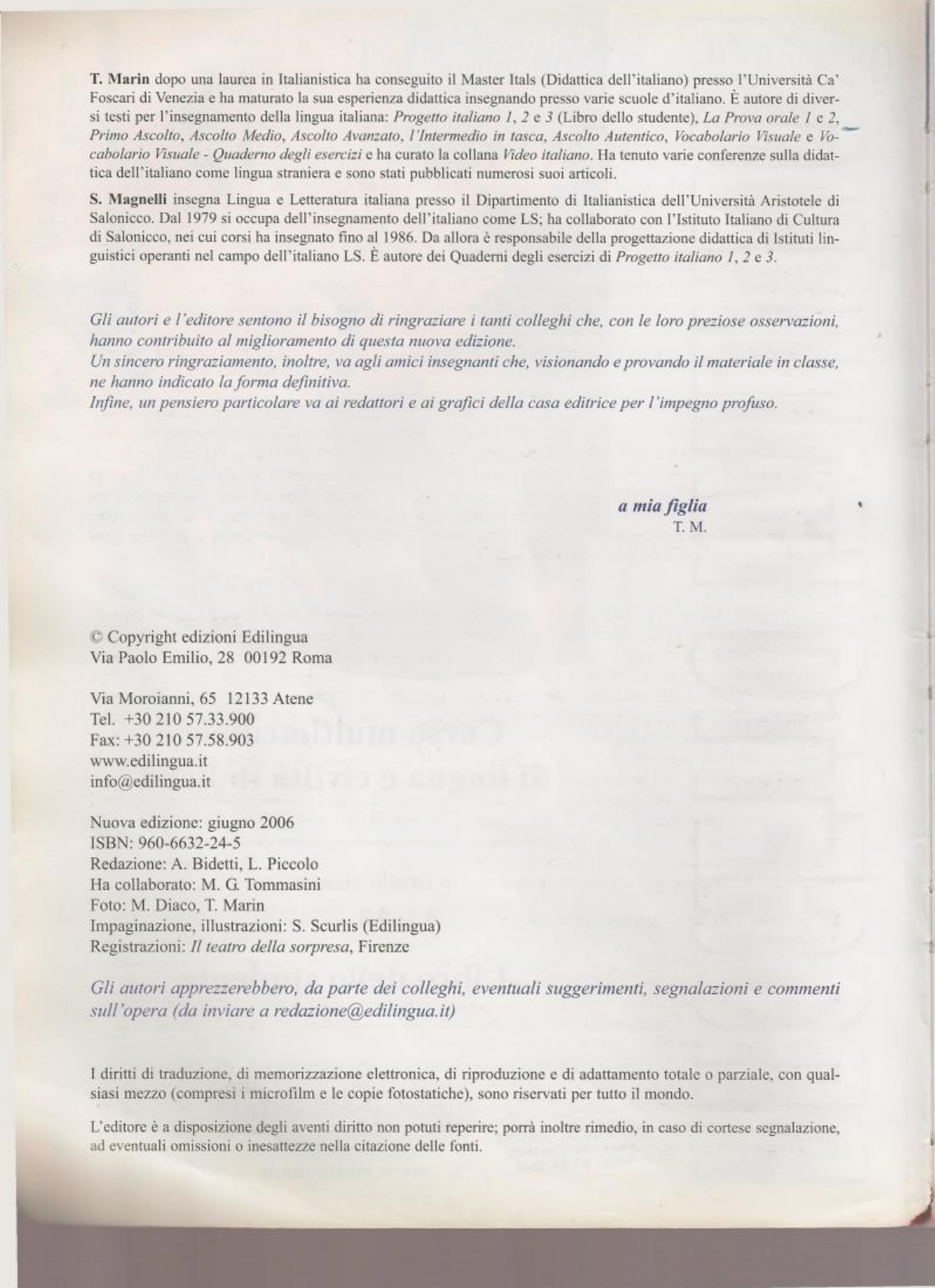 Nuovo Progetto Italiano A1 - Libro dello studente - Ensino de Linguas ...