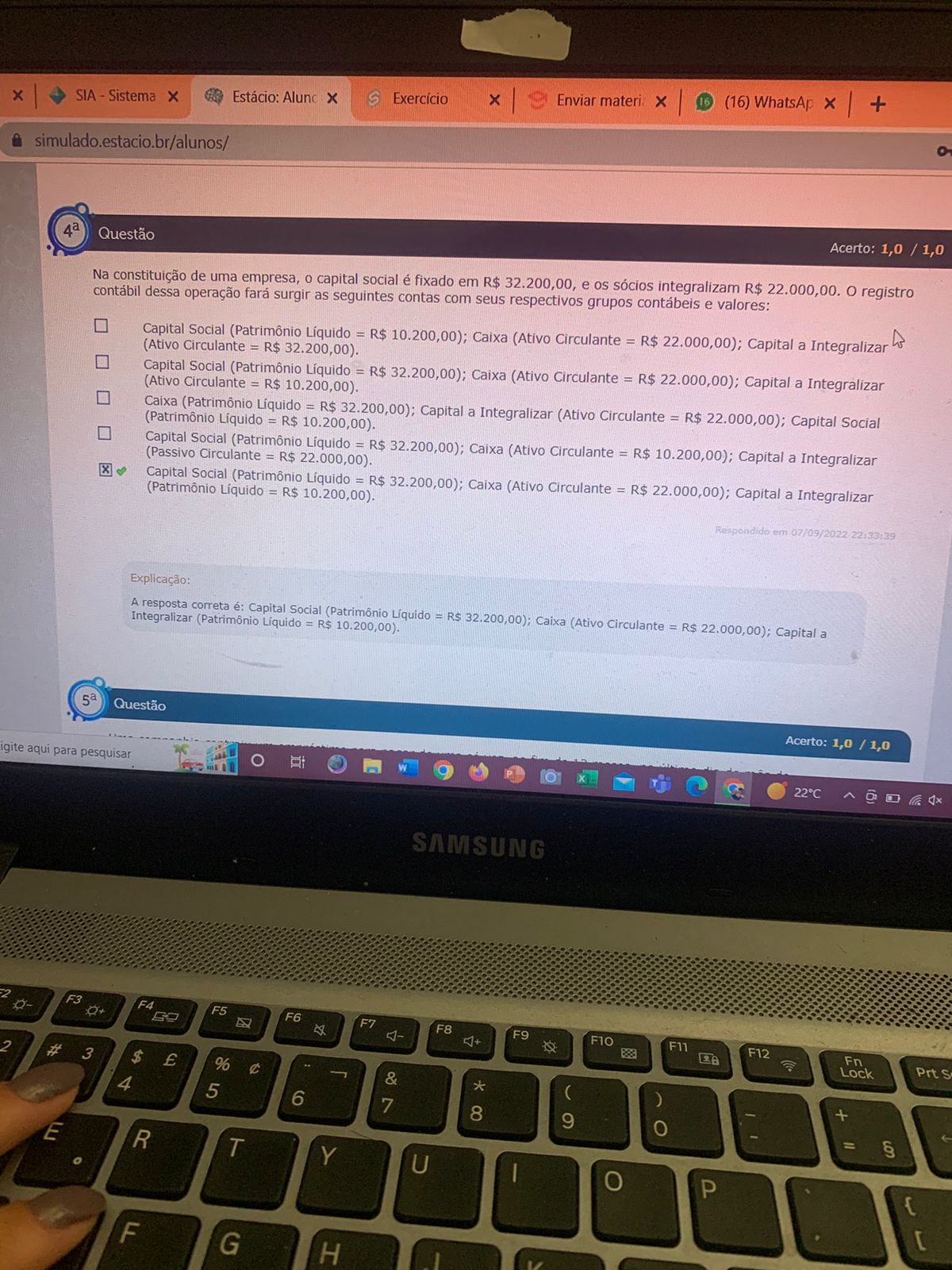 Na Constitui O De Uma Empresa O Capital Social E Fixado R Contabilidade Geral