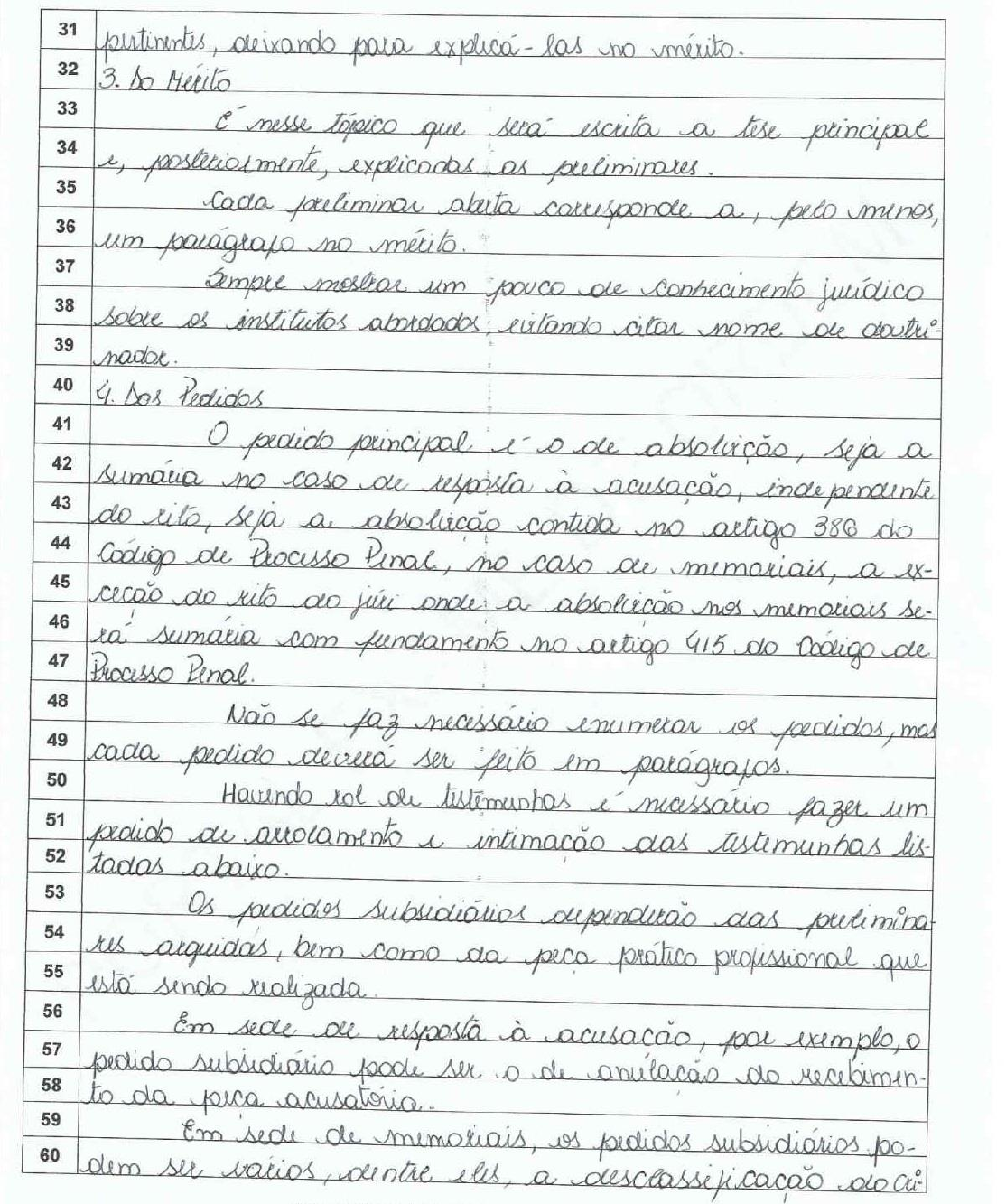 Oab Modelo De Pe A Direito Penal Oab