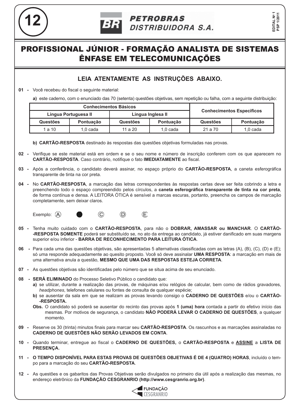 Prova UFES - UFES - 2011 - para Auxiliar em Administração.pdf - Provas de  Concursos Públicos