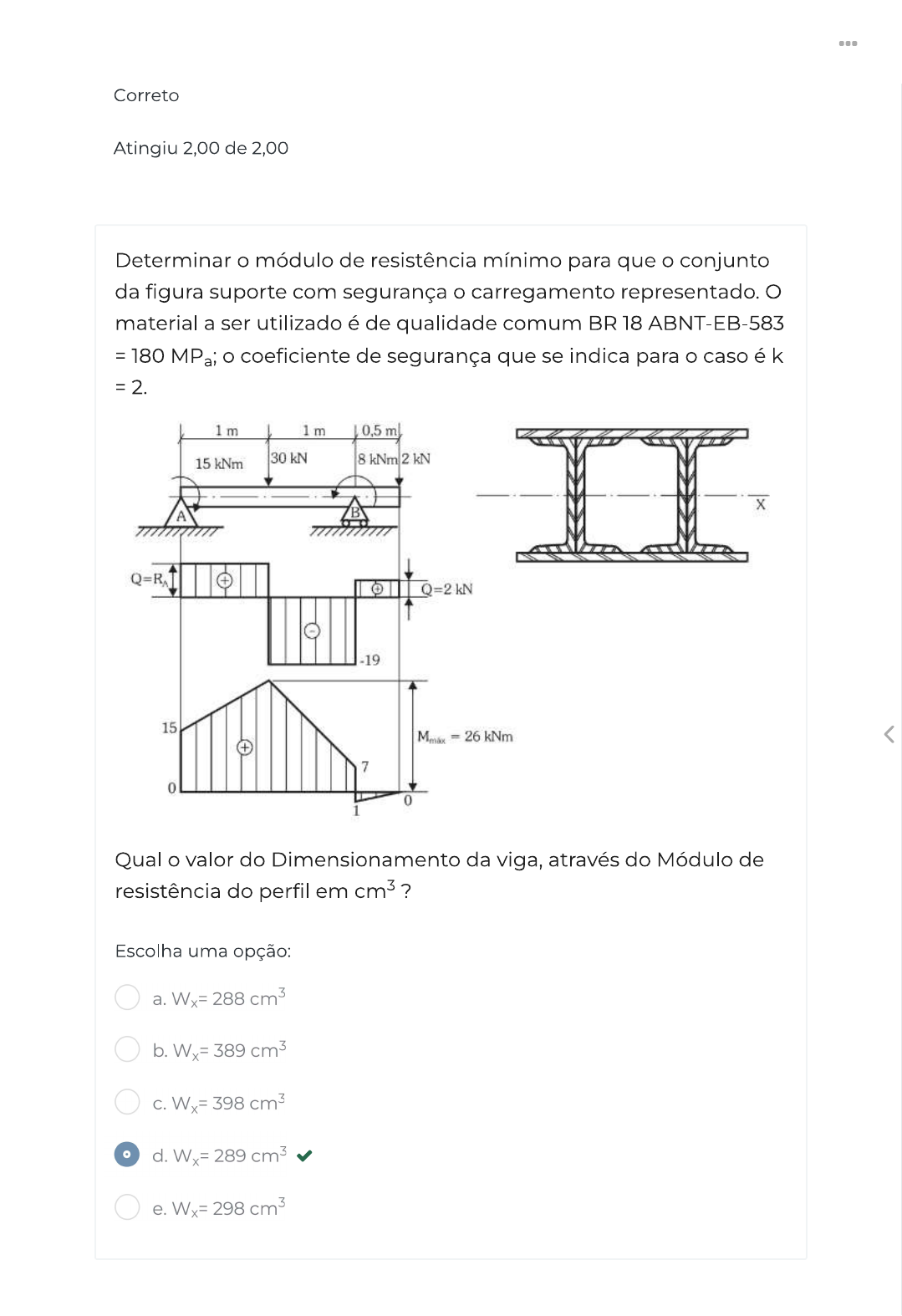 Resistência Dos Materiais Atividade 10 Resistência Dos Materiais