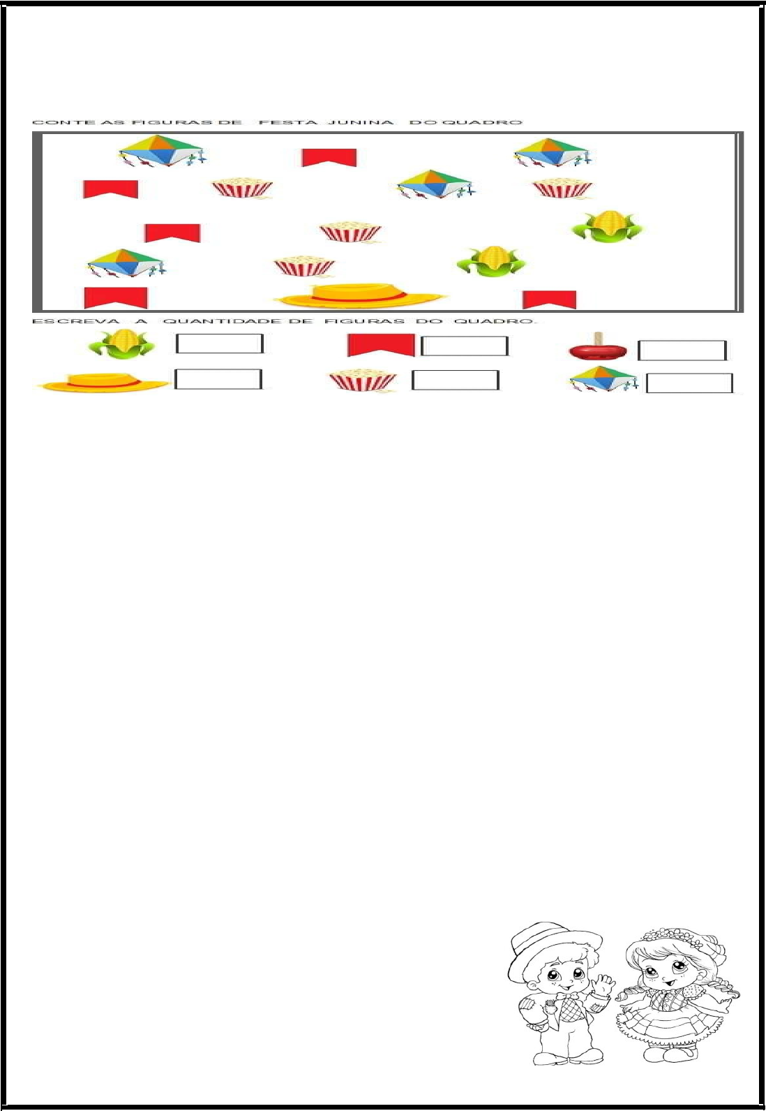 Construção de gráfico com as comidas favoritas …  Projeto festa junina  educação infantil, Atividades festa junina educação infantil, Festa junina  educação infantil