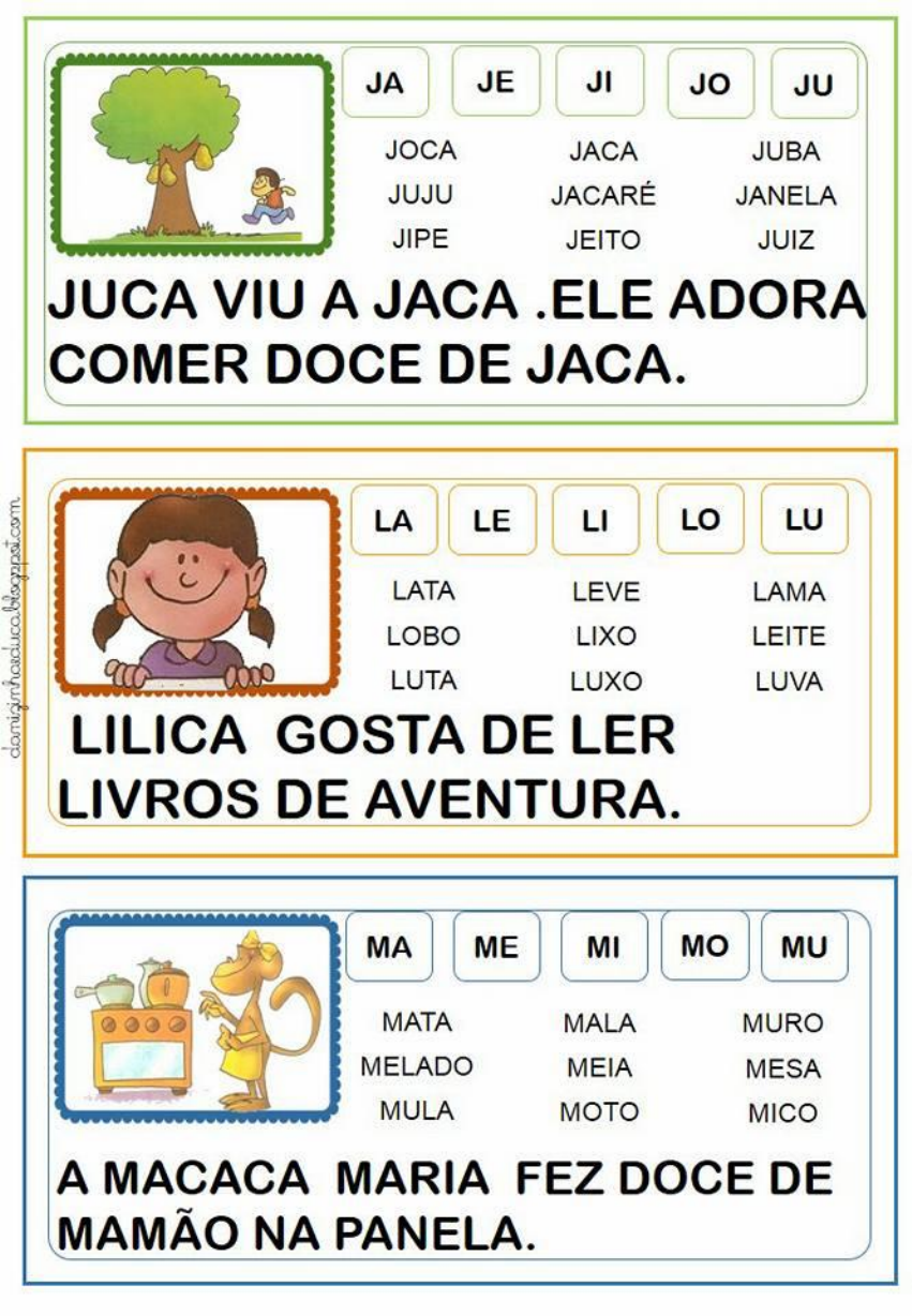 Leitura de frass - Recursos de ensino