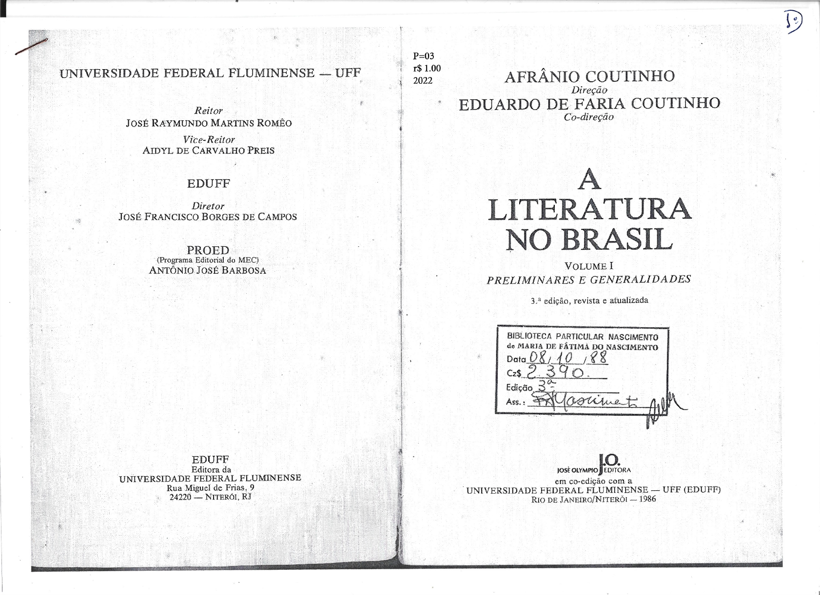 A Literatura No Brasil - Origem E Formação Da Literatura Brasileira I