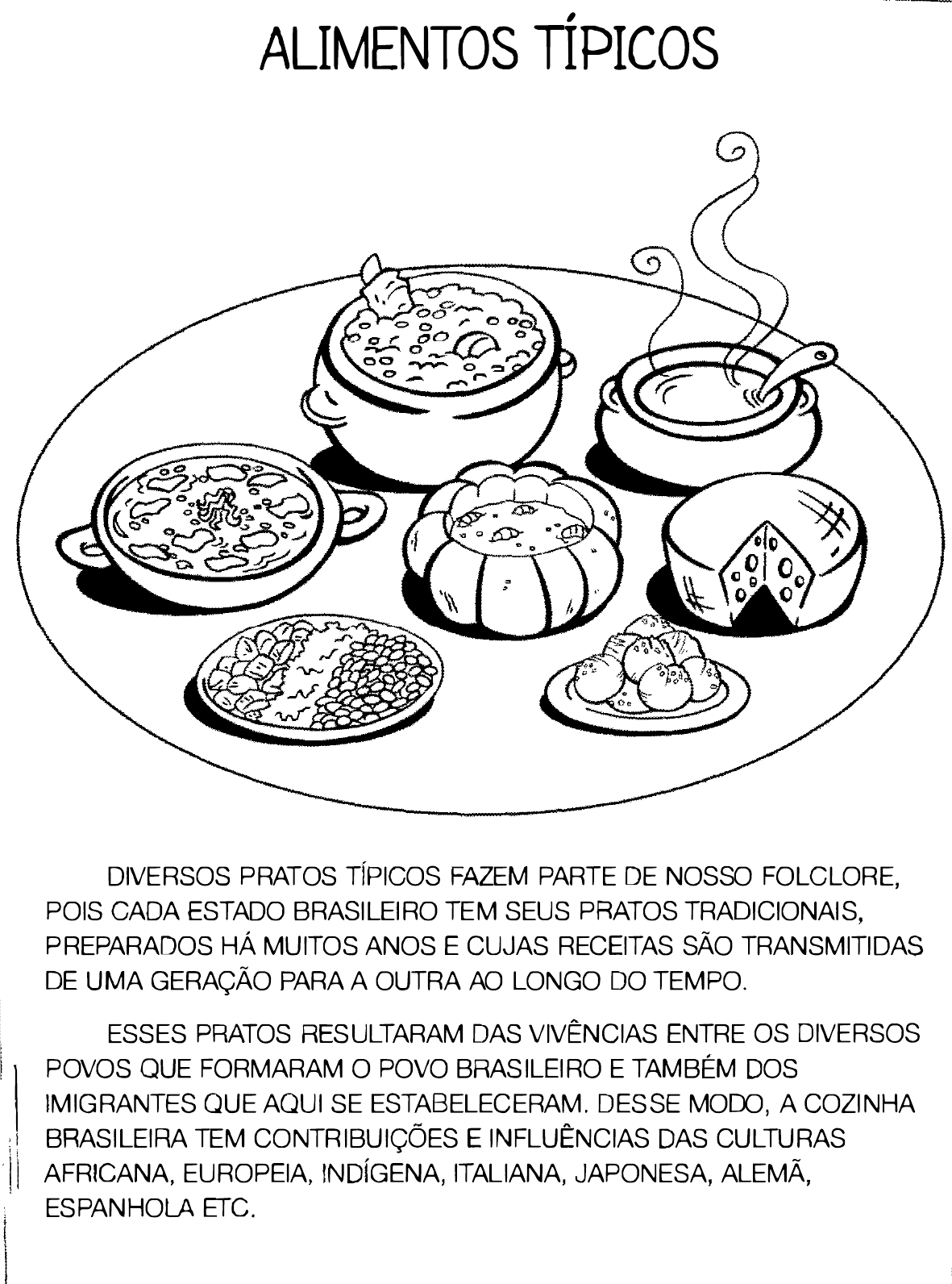 Culinaria Folclore Para Educação Infantil - FDPLEARN