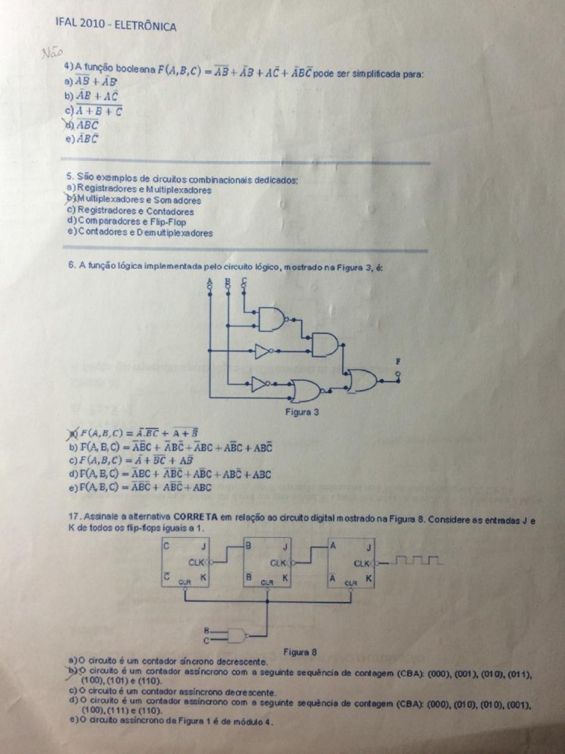 1 EXERCICIOS RESOLVIDOS.pdf - Eletrônica Digital