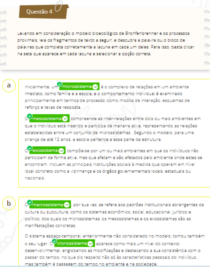 43984869985 Analise a frase a seguir e complete as lacunas de acordo com as  alternativas em que - Studocu