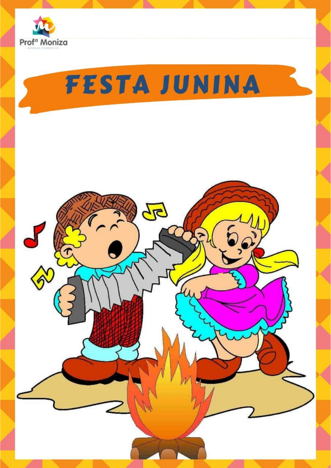 Jogo de alfabetização sílabas festas juninas parte 1