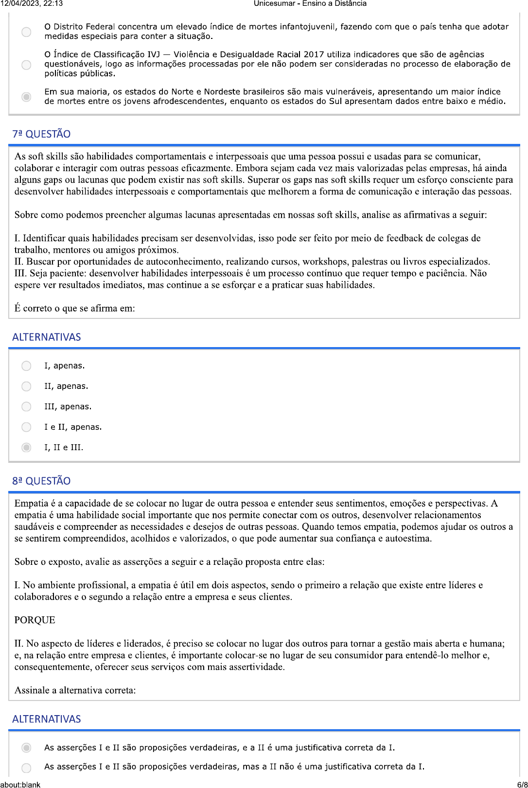 Atividade Scg Semana De Conhecimentos Gerais