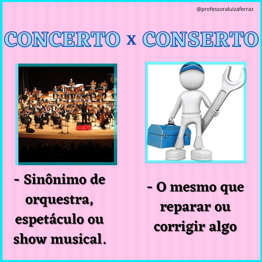 Concerto ou conserto? - Português