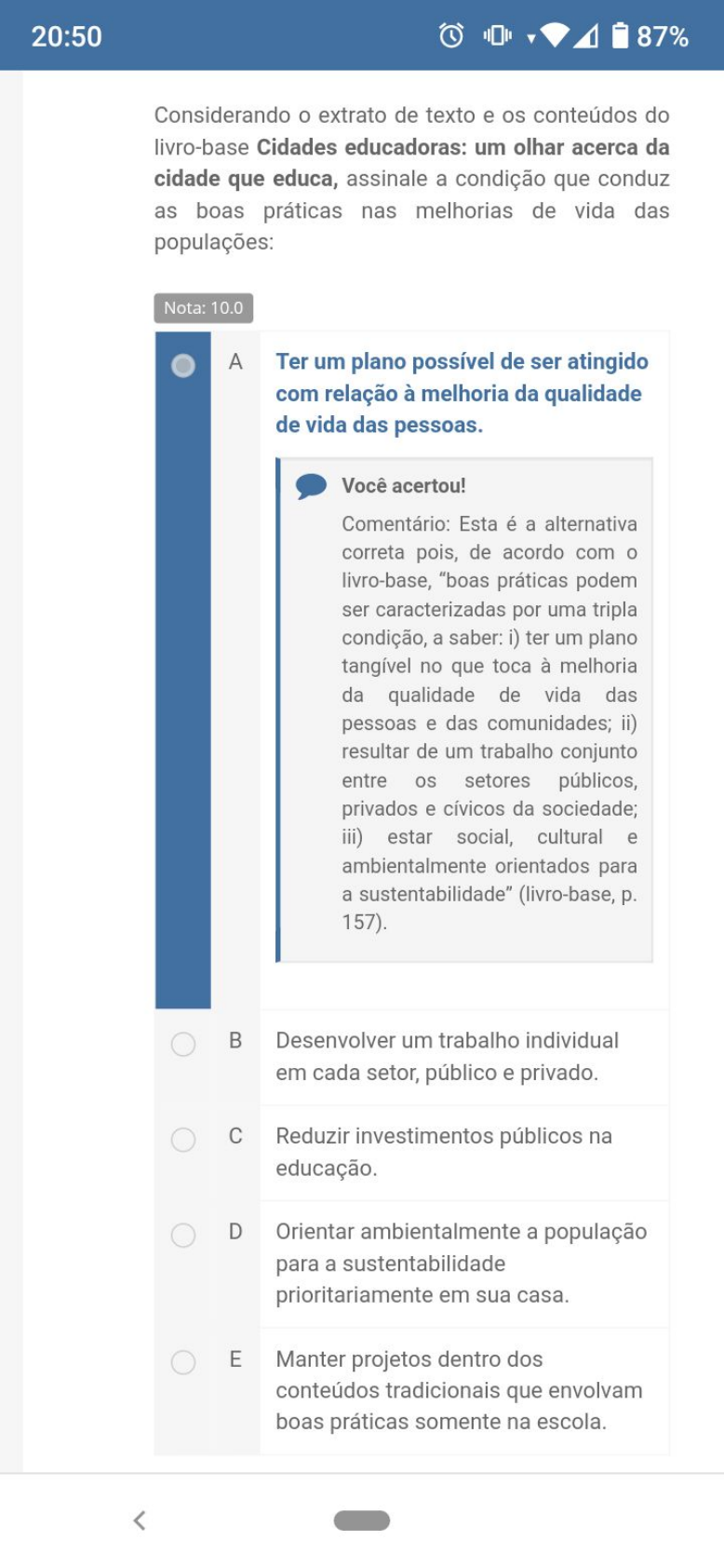 Apol 1 Cidades Educadoras - Cidades Educadoras