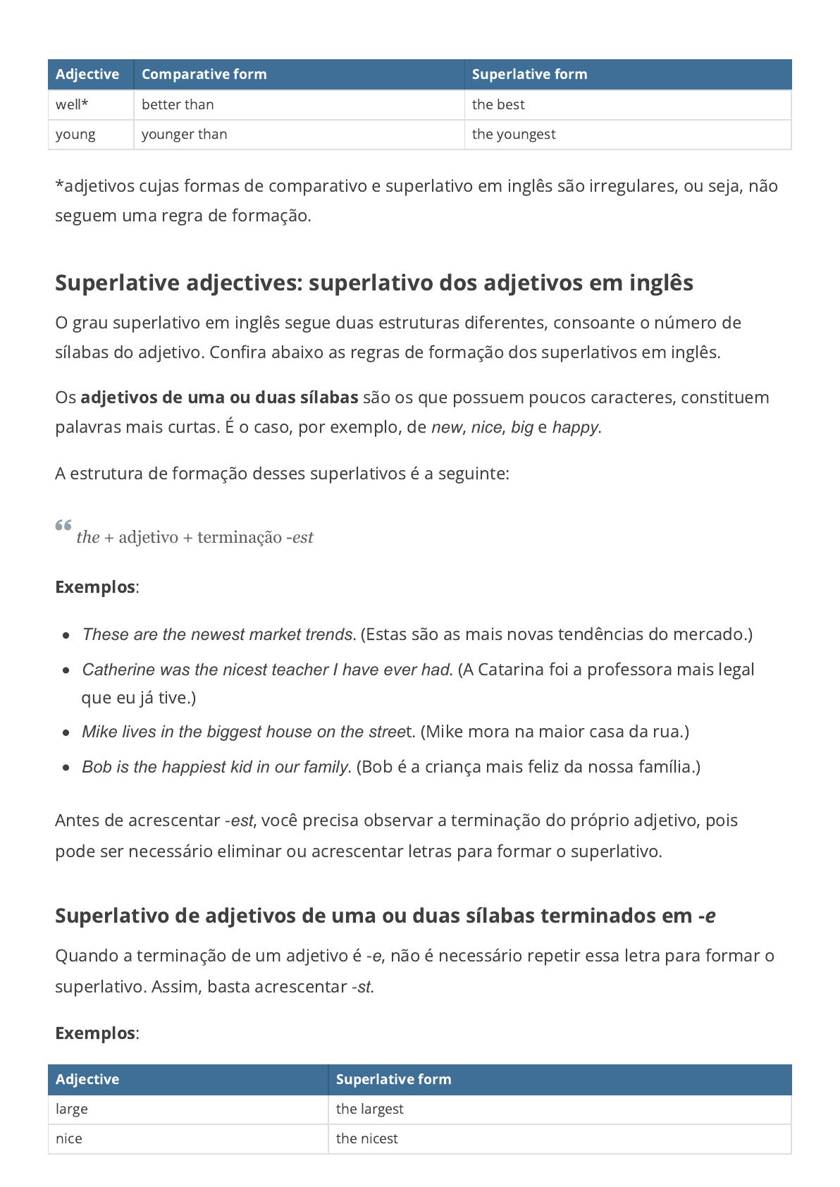 Open English - Esses são alguns dos casos de Comparativos e Superlativos  𝗶𝗿𝗿𝗲𝗴𝘂𝗹𝗮𝗿𝗲𝘀 do inglês, em que as palavras mudam completamente e  sem regra fixa! 🤯 Mas calma: 𝒊𝒕'𝒔 𝒍𝒆𝒔𝒔 𝒄𝒐𝒎𝒑𝒍𝒊𝒄𝒂𝒕𝒆𝒅  𝒕𝒉𝒂𝒏