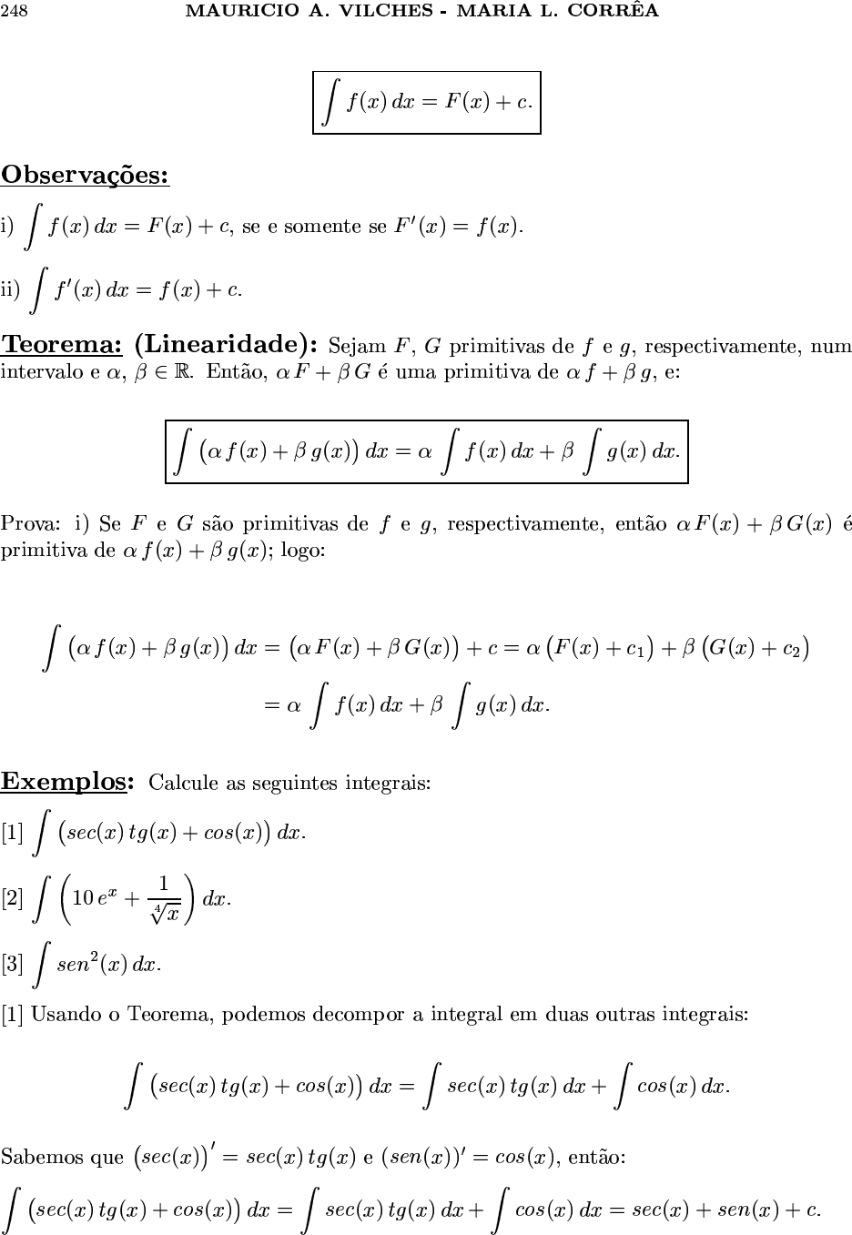 02 Integrais De Funcoes Reais De Uma Variavel Real Calculo I 3