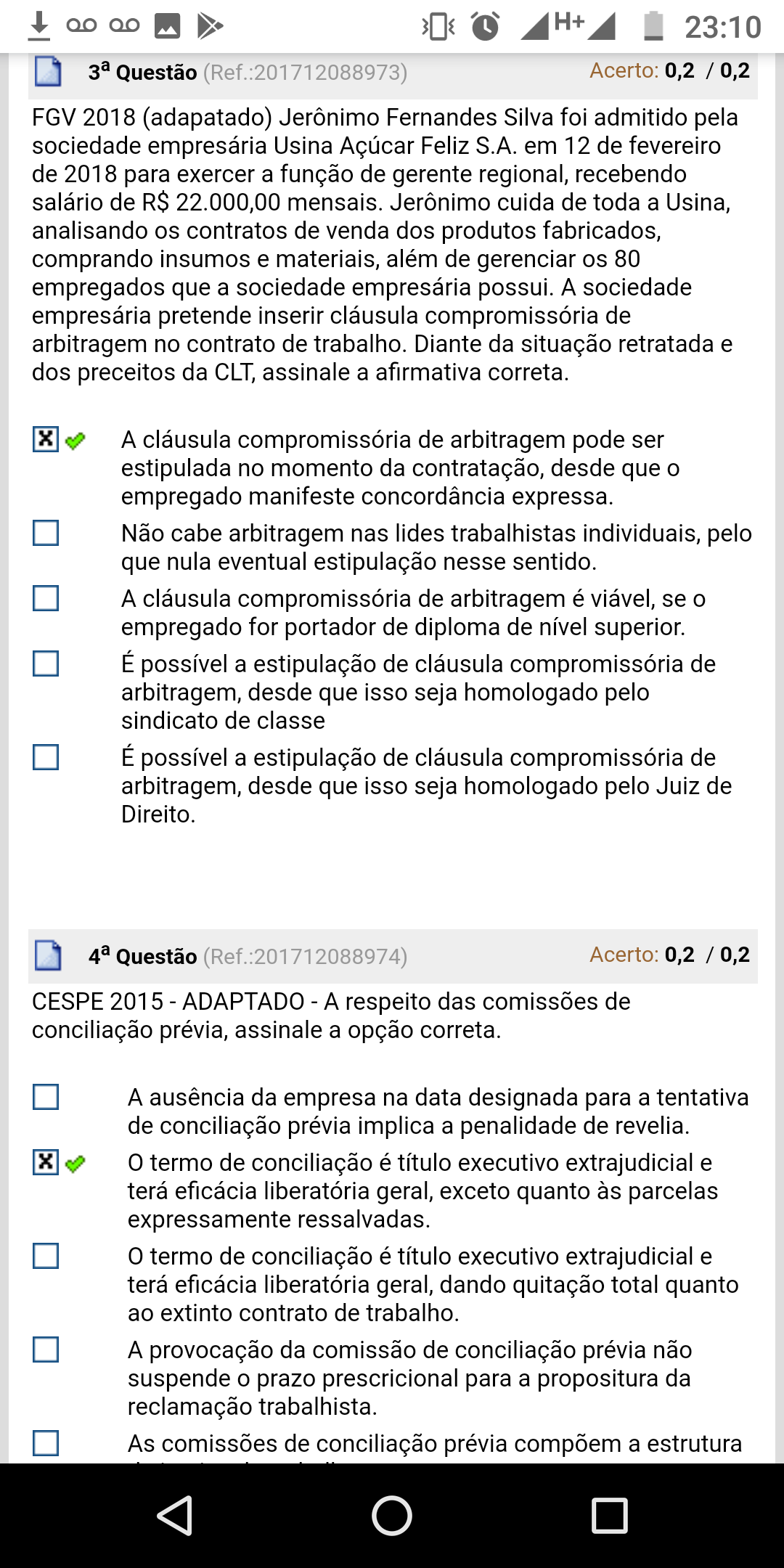 Simulado Av1 - Direito Do Trabalho I