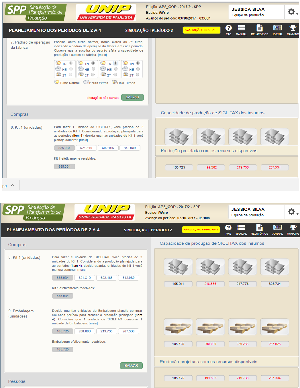 APS 6 SEMESTRE 1 PERIODO - Administração