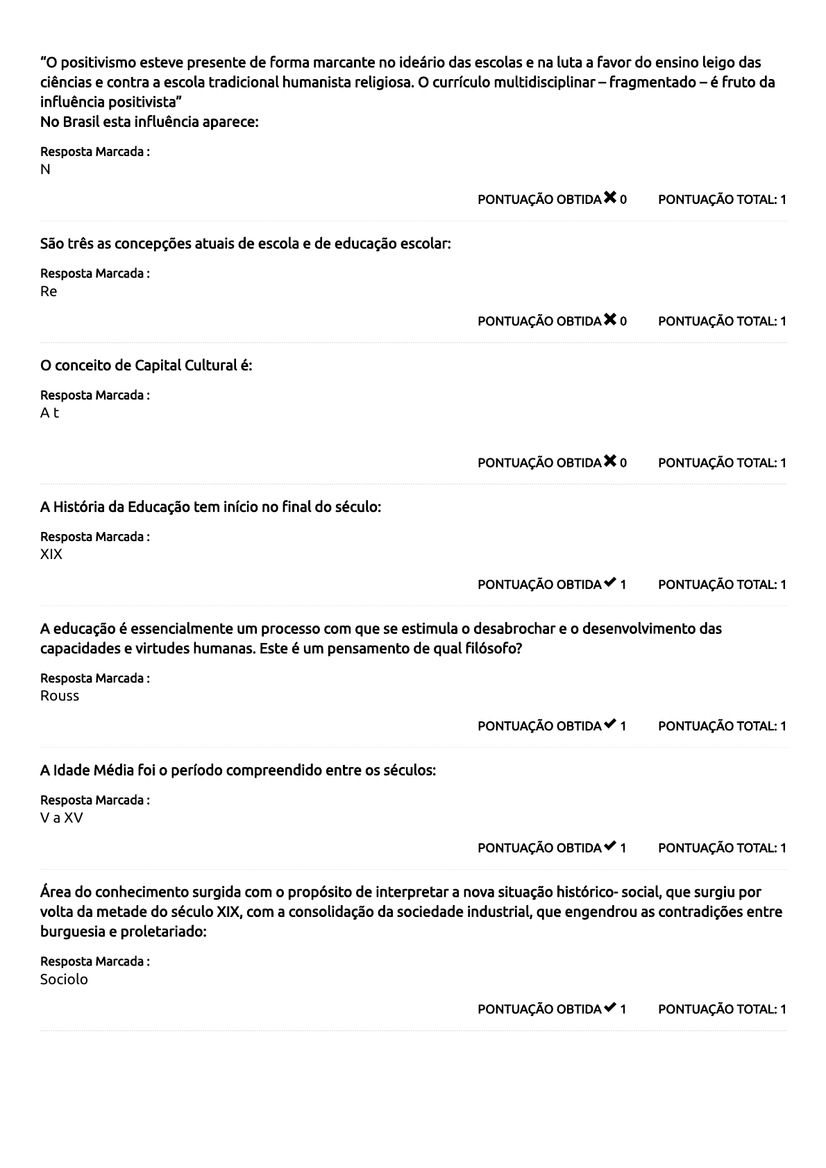 NOVA - AVALIAÇÃO PRESENCIAL 4 PERÍODO PEDAGOGIA (1) - Pedagogia