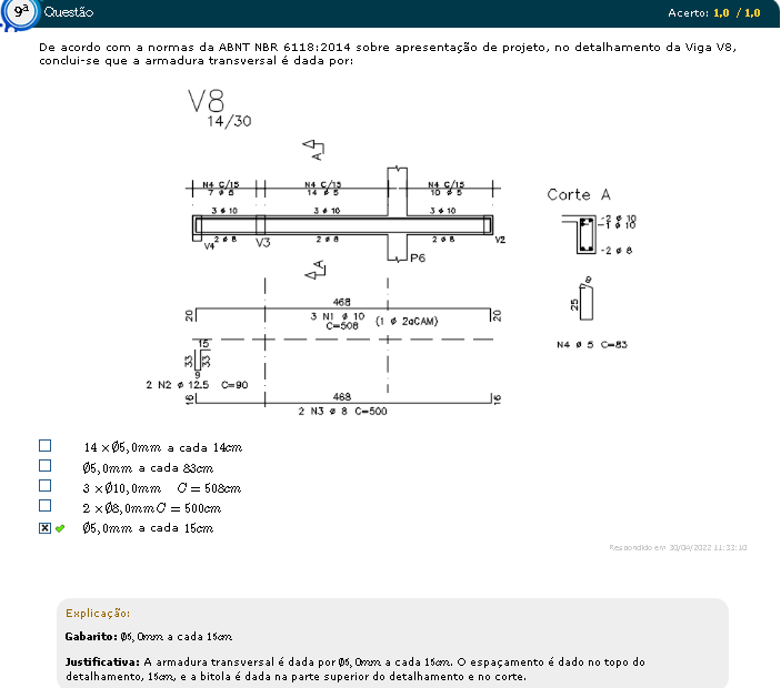 Exercícios Estrutura De Concreto 1 - Estruturas De Concreto II