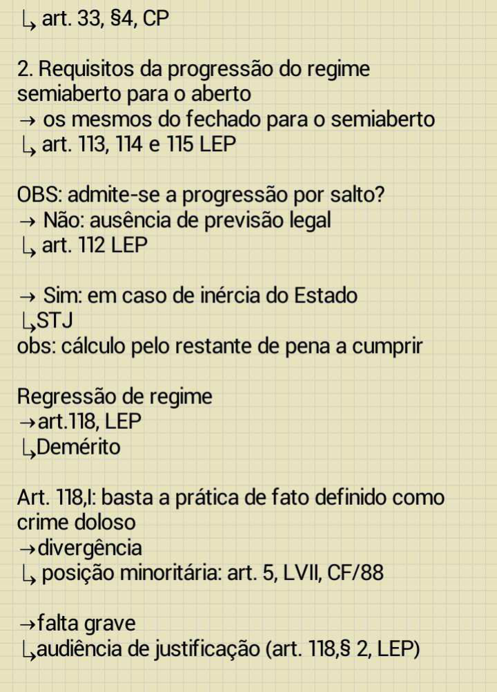 Progressão E Regressão De Regime 1 - Execução Penal