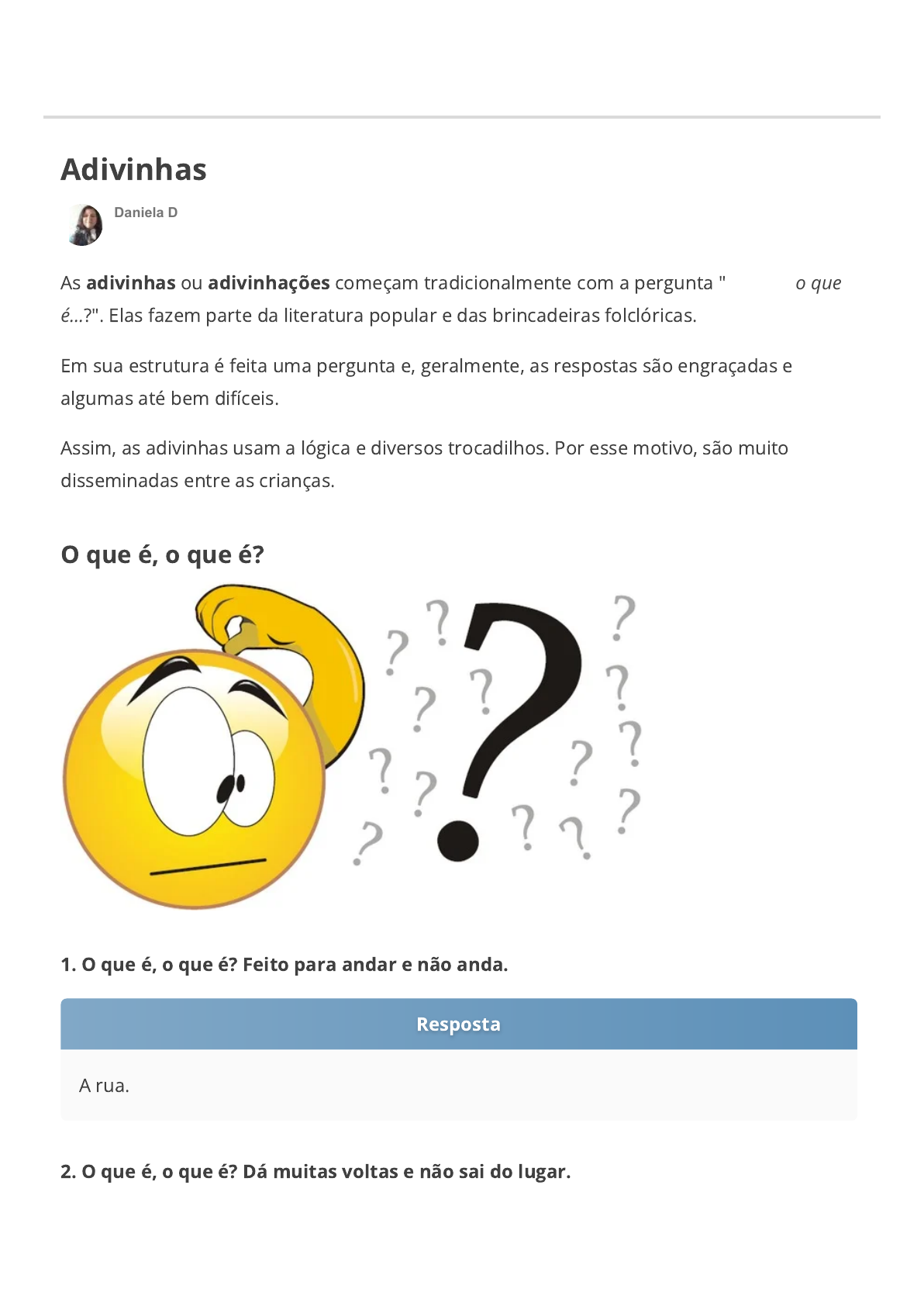 Adivinha o Que É?, Jogos Português