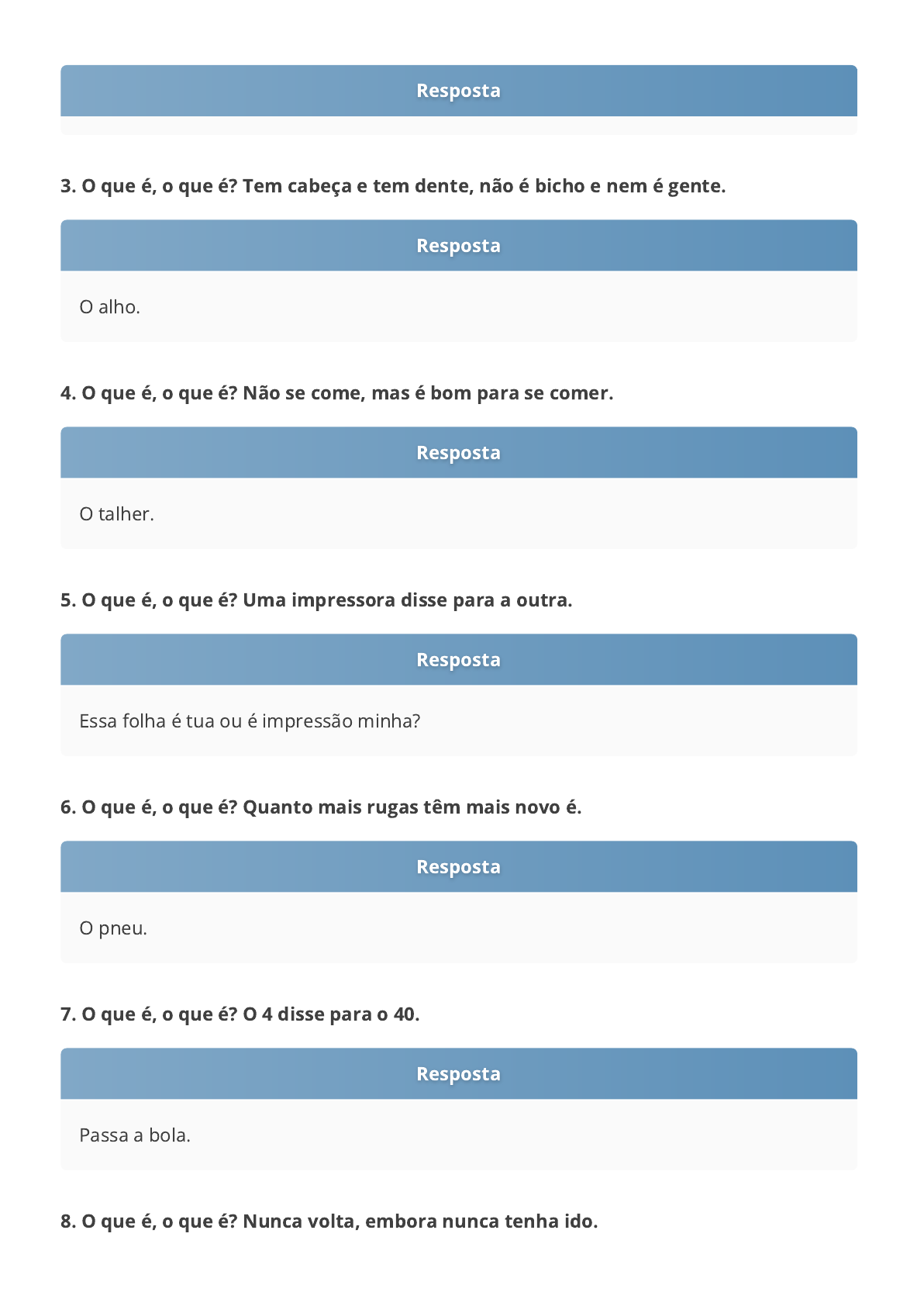 O que é, o que é: 165 adivinhas com respostas - Toda Matéria