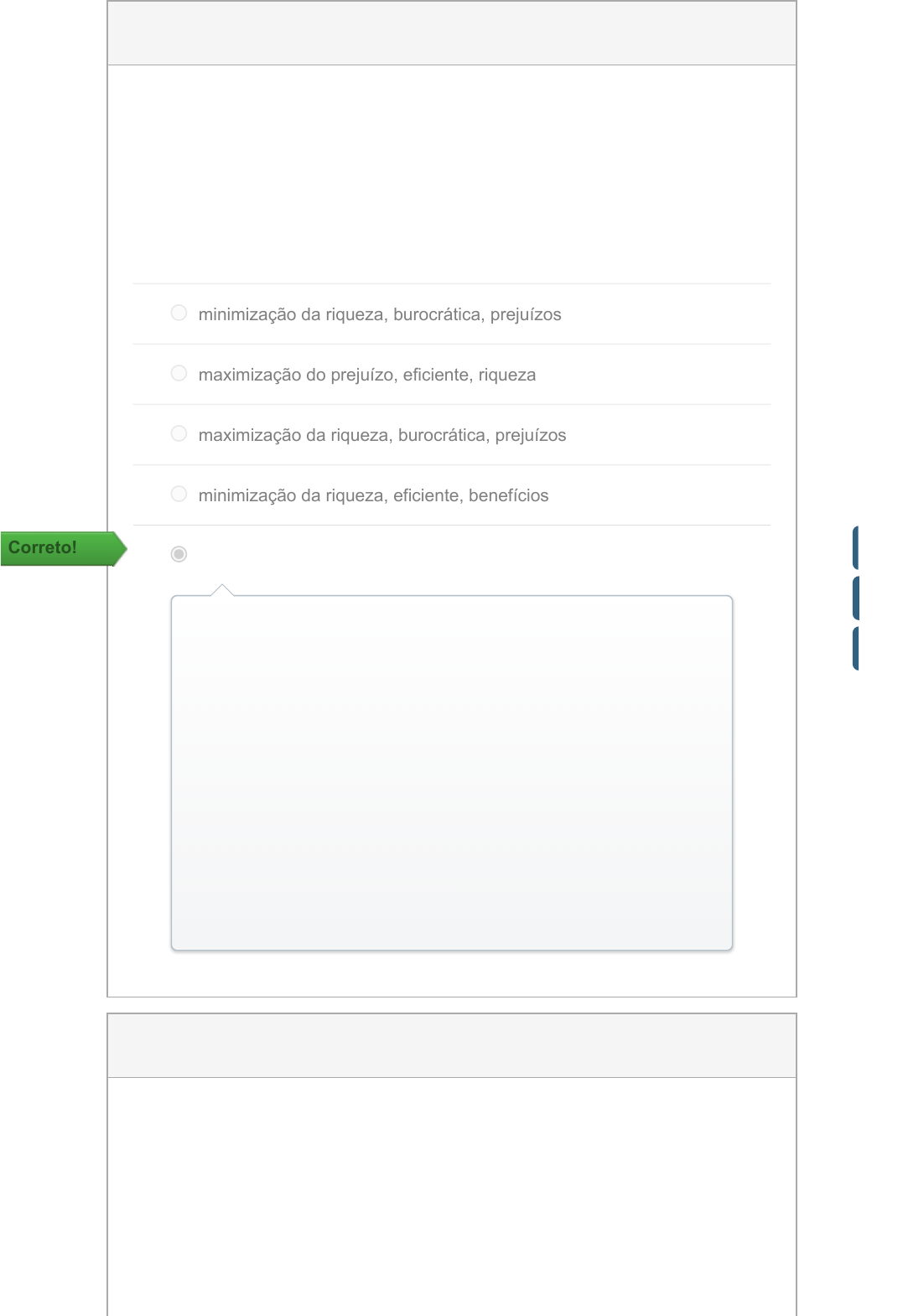 QUIZ - PERGUNTA 1 - Riqueza Em Foco