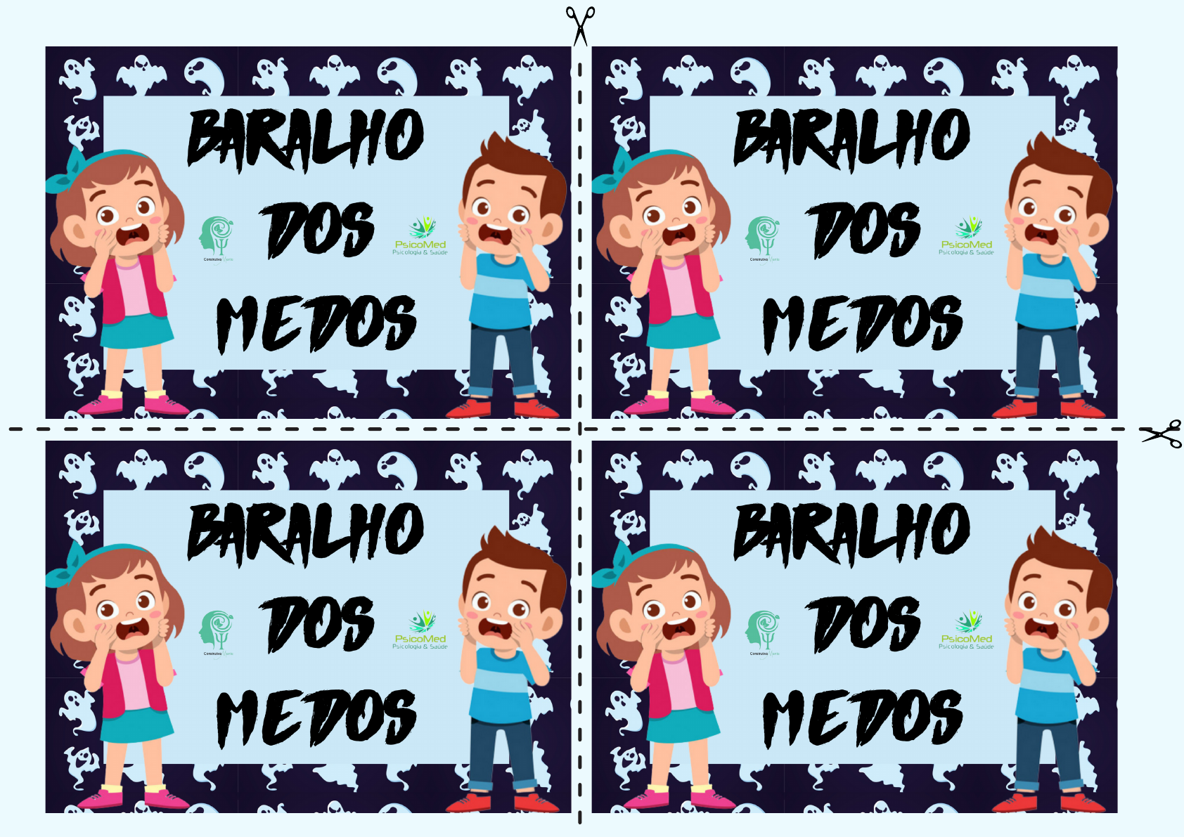 Enfrentando os Medos - Baralhos e jogos - Núcleo Médico Psicológico