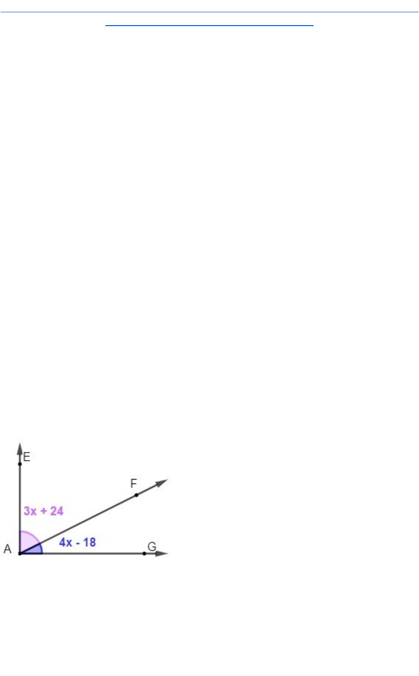 Exercicios básicos de Geometria - Geometria