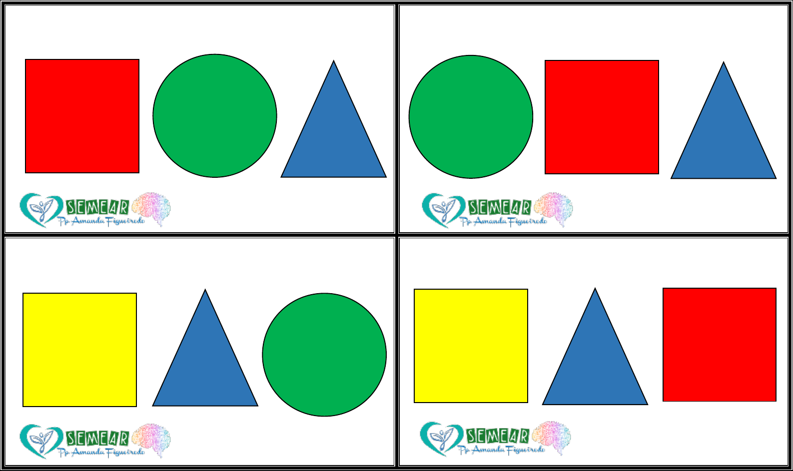 JOGO DA MEMÓRIA - CORES