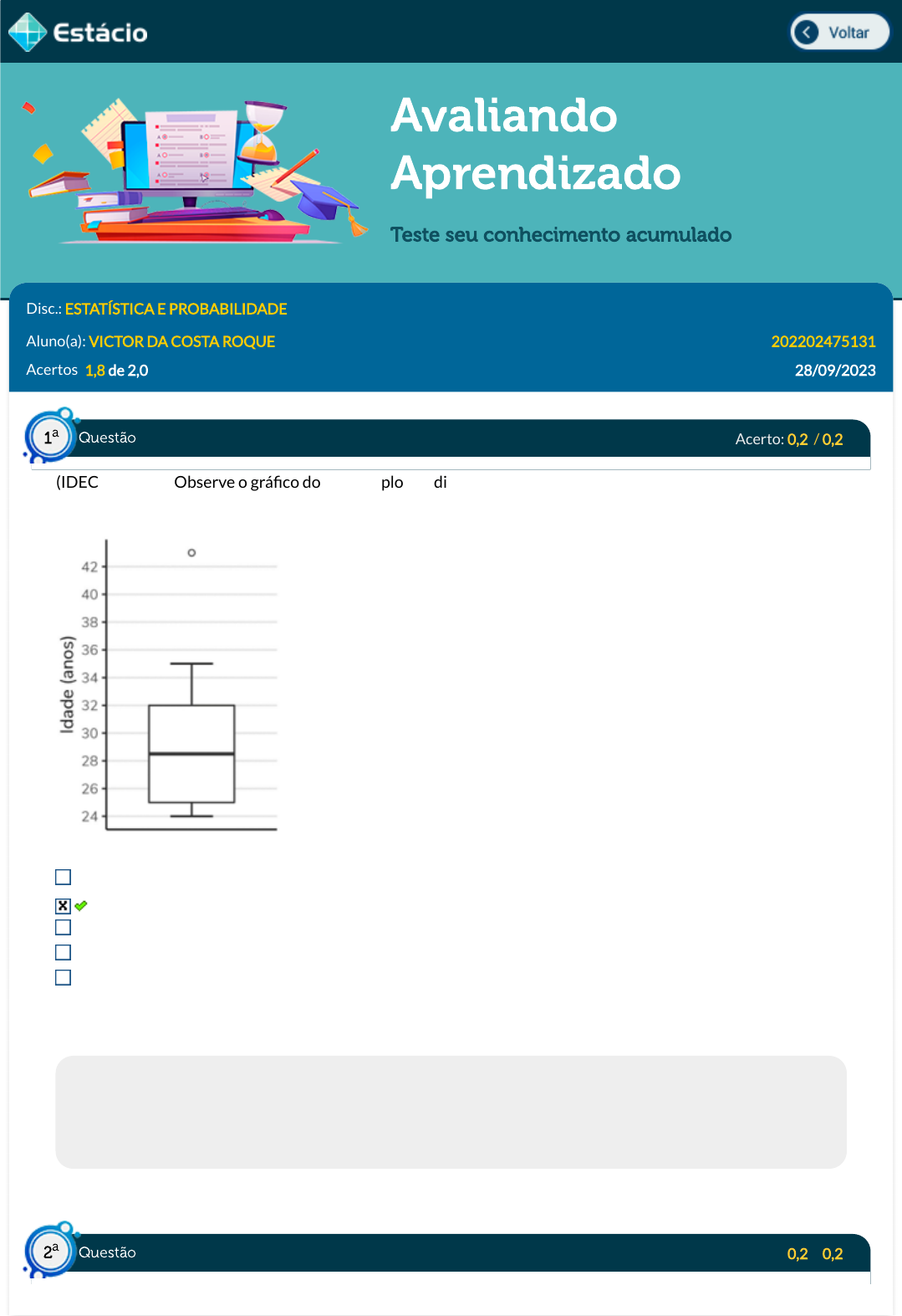 Observe a imagem e responda - Probabilidade e Estatística