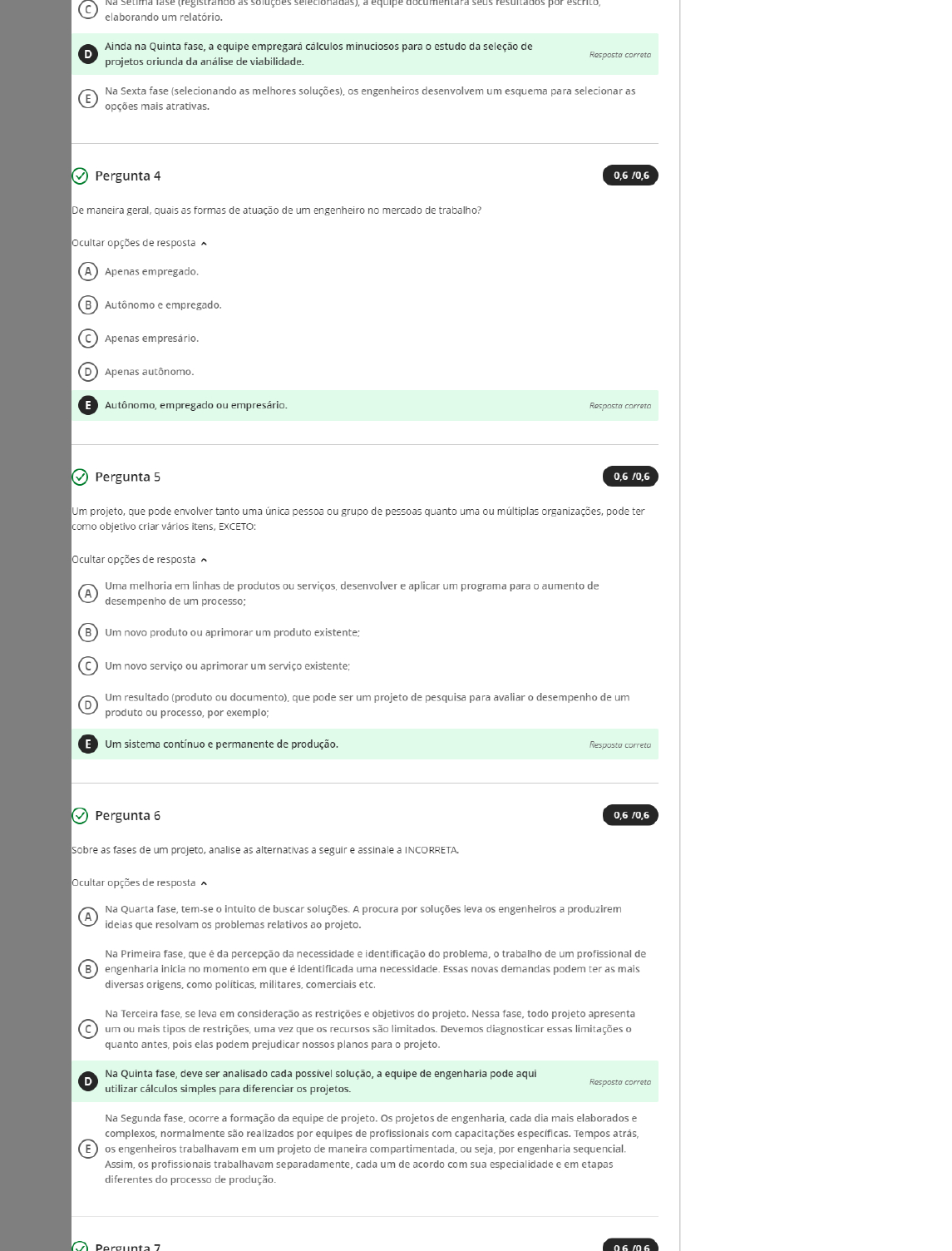 AV2 PROVA INTRODUÇÃO Á ENGENHARIA - Engenharia Civil