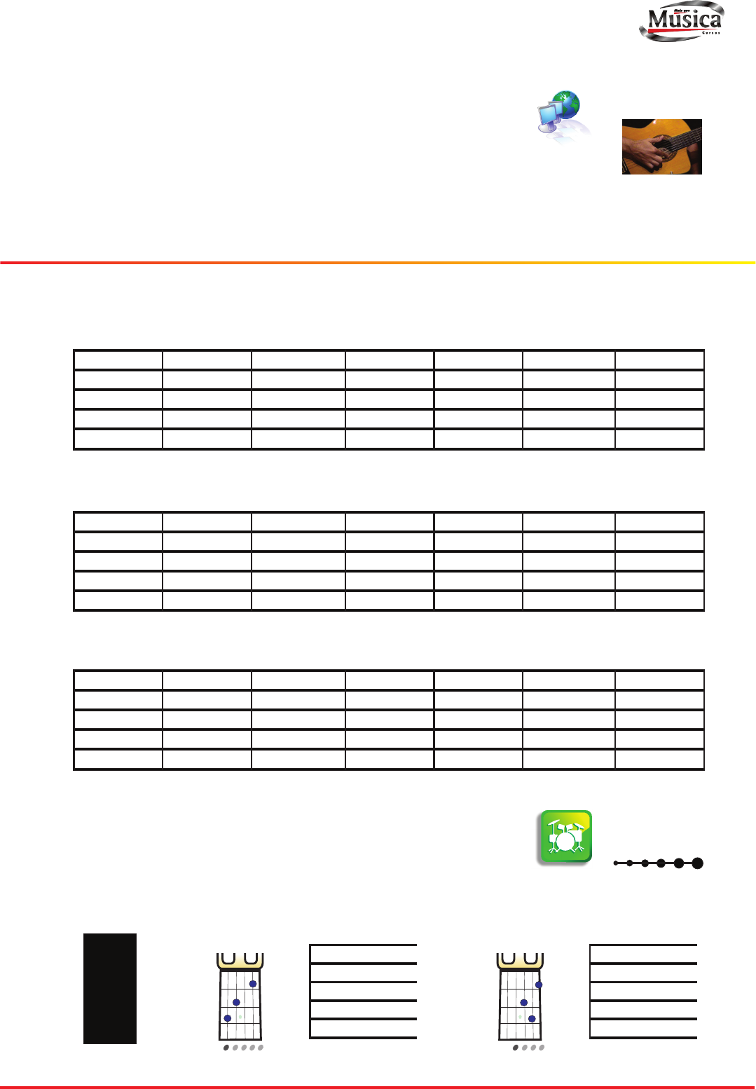 Notação Musical worksheet