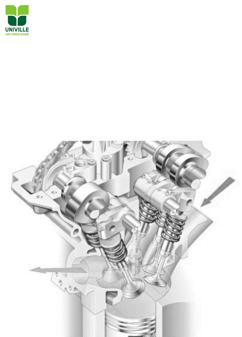 Desenho esquemático apresentando a diferença do motor com carburador