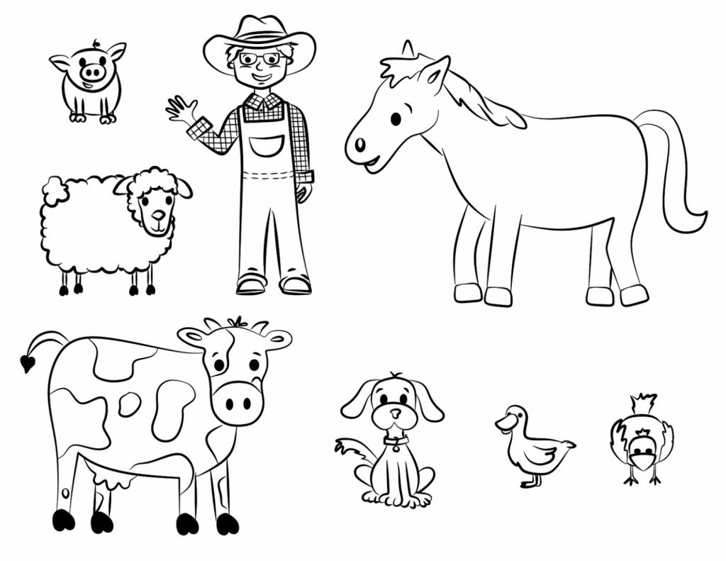 Desenhos para colorir de animais 