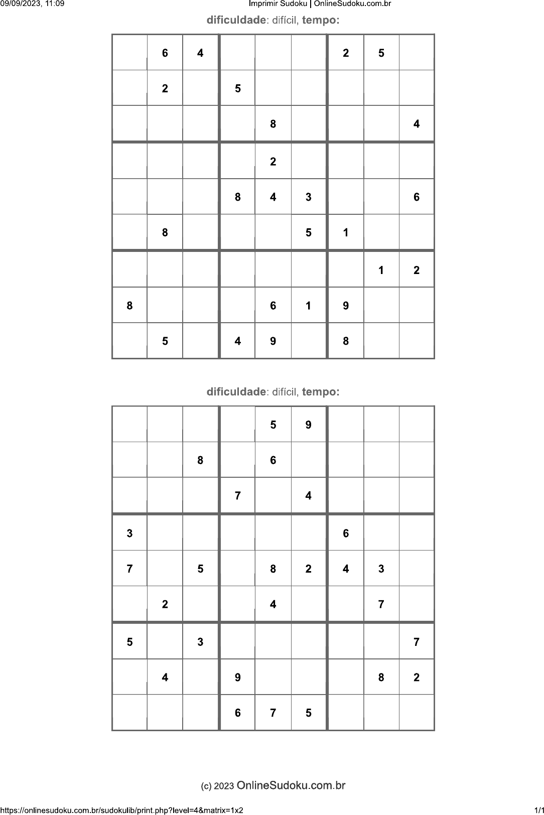 Sudoku Estrela - Difícil - Volume 4 - 276 Jogos (Portuguese Edition)