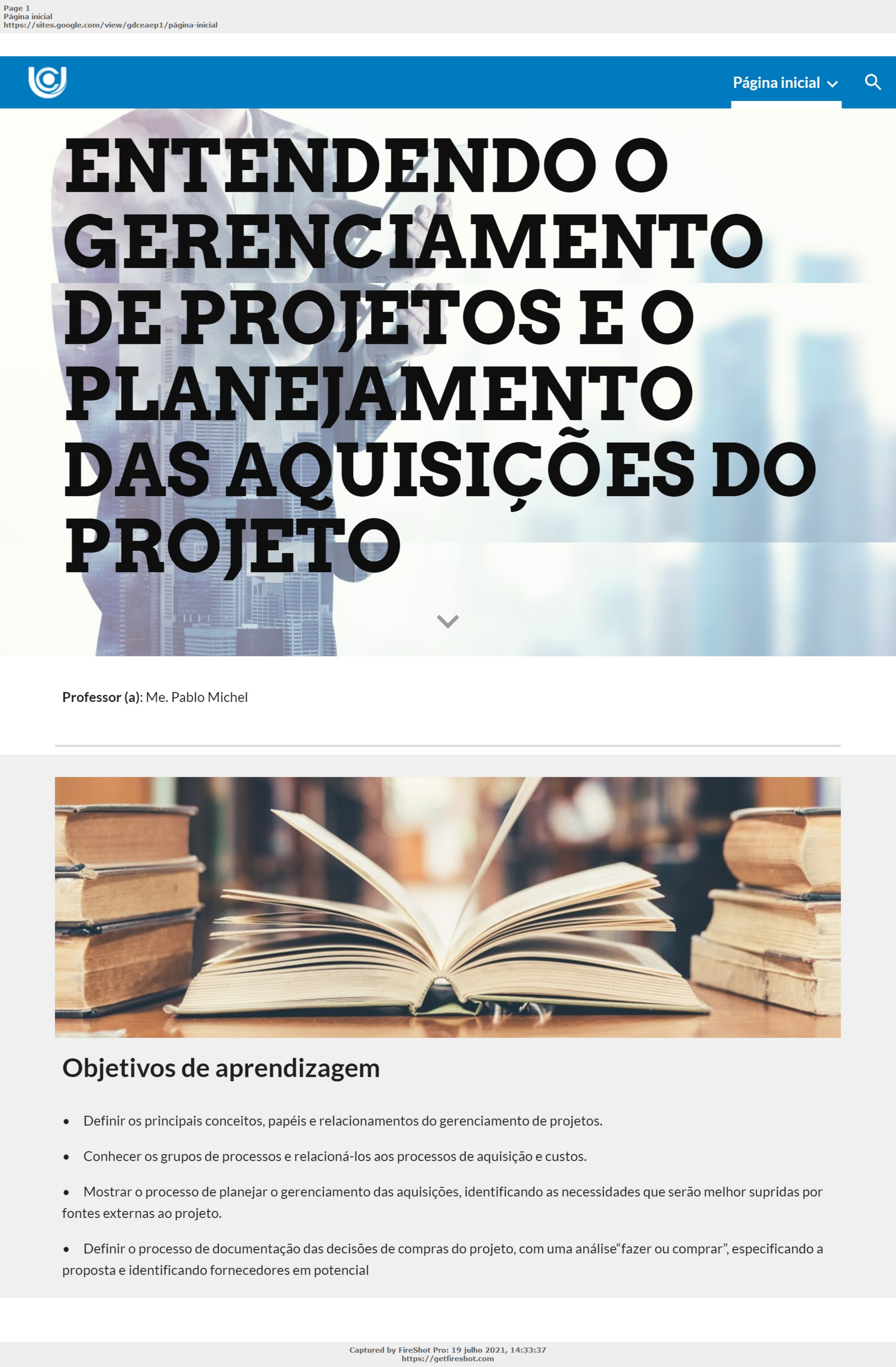 Como você analisaria um projeto de viabilidade econômica