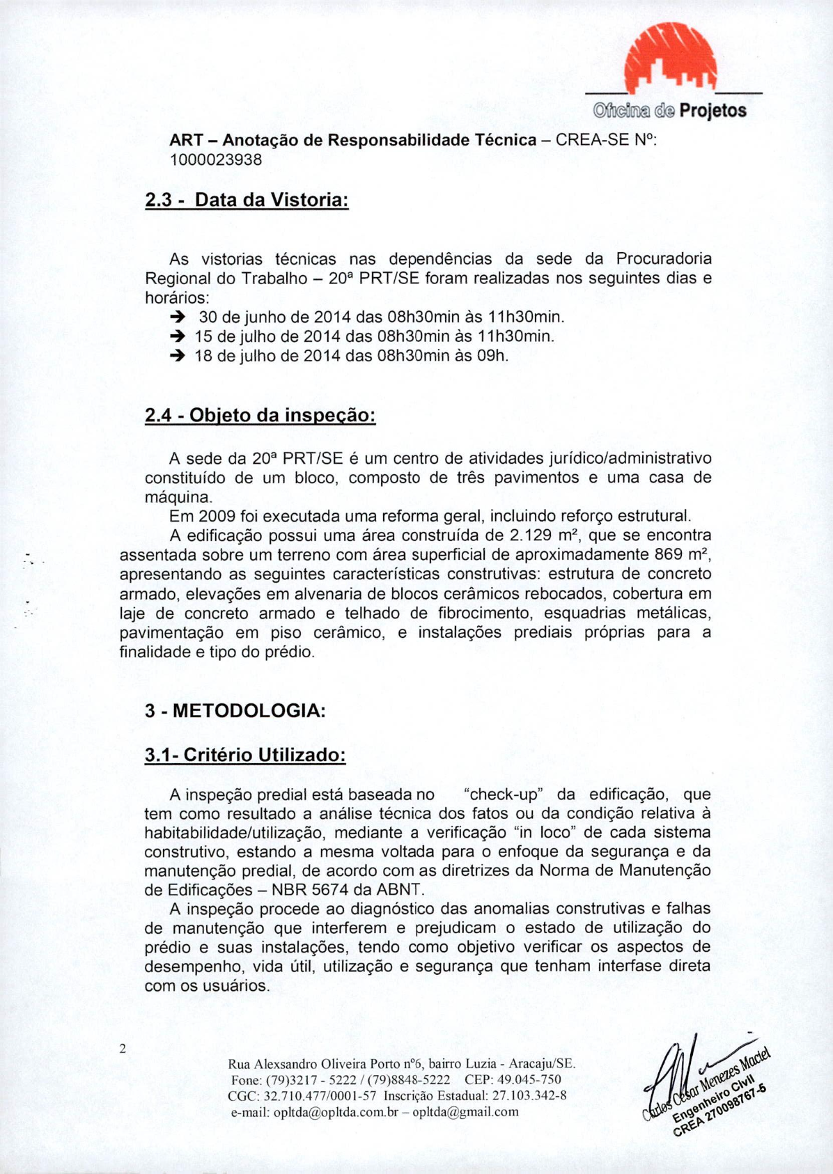 Laudo TÉcnico Estrutural Pdf Free Download Análise Estrutural I 9008